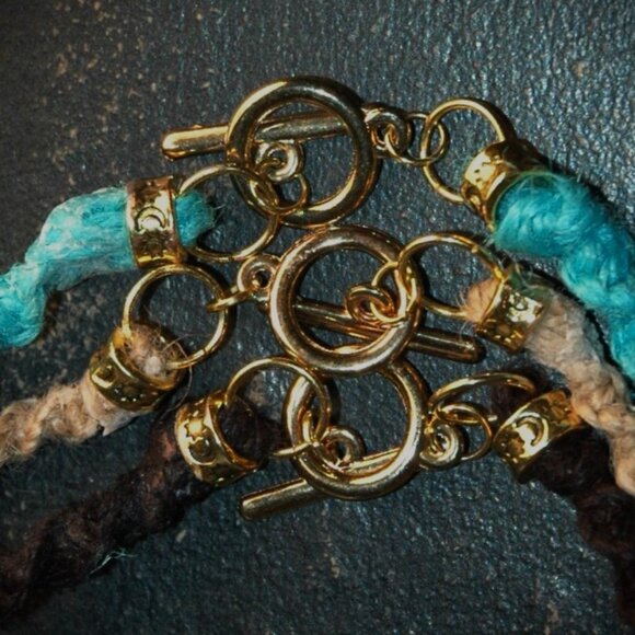 Beautiful Sea Life Combo Set of 3 Necklaces & Broach/Pin On Handmade Hemp Chains - Picture 15 of 15